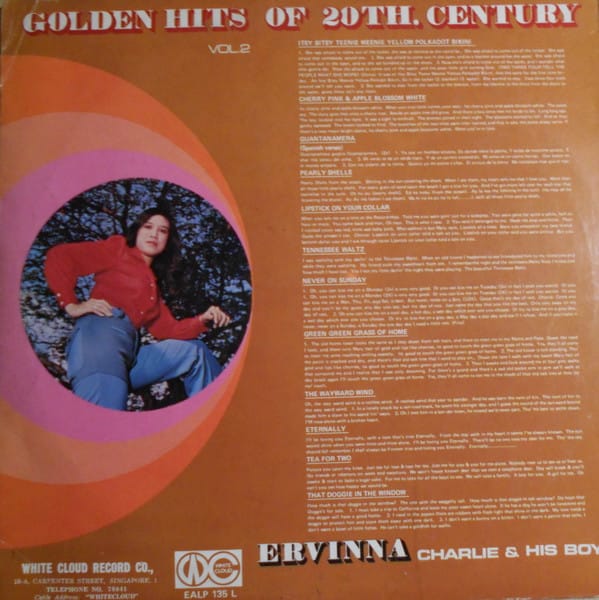 Ervinna & Charlie And The Boys - Golden Hits Of 20th Century Vol. 2 - Image 2